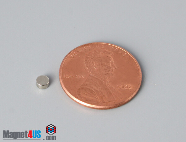 1/10"dia x 1/16" N52 2.54 x 1.6mm Rare Earth Neodymium Arts Crafts Disc Magnets