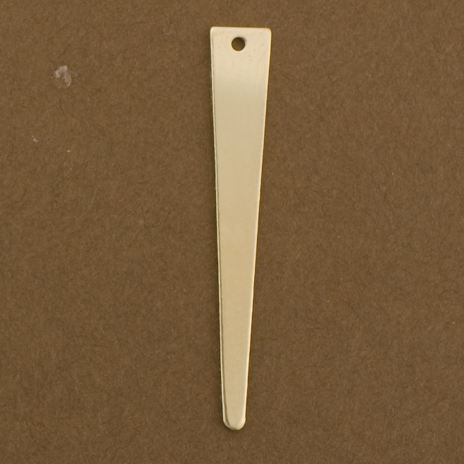 Gold Stamping Blank, Gold Filled Spike, Engrave or Stamp, 14/20, 33mm, 2548