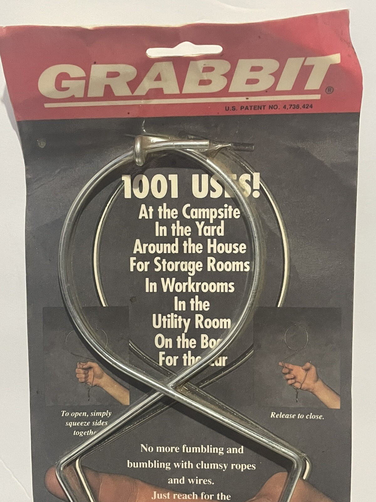 Grabbit Utility Hanger and Holder Holds Lanterns Lights Paint Buckets Ect.