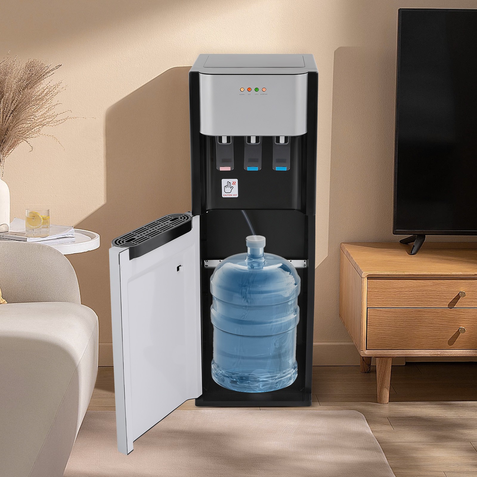 Bottom Loading Water Dispenser 3 Temperatures with Hot, Room & Cold Spouts NEW