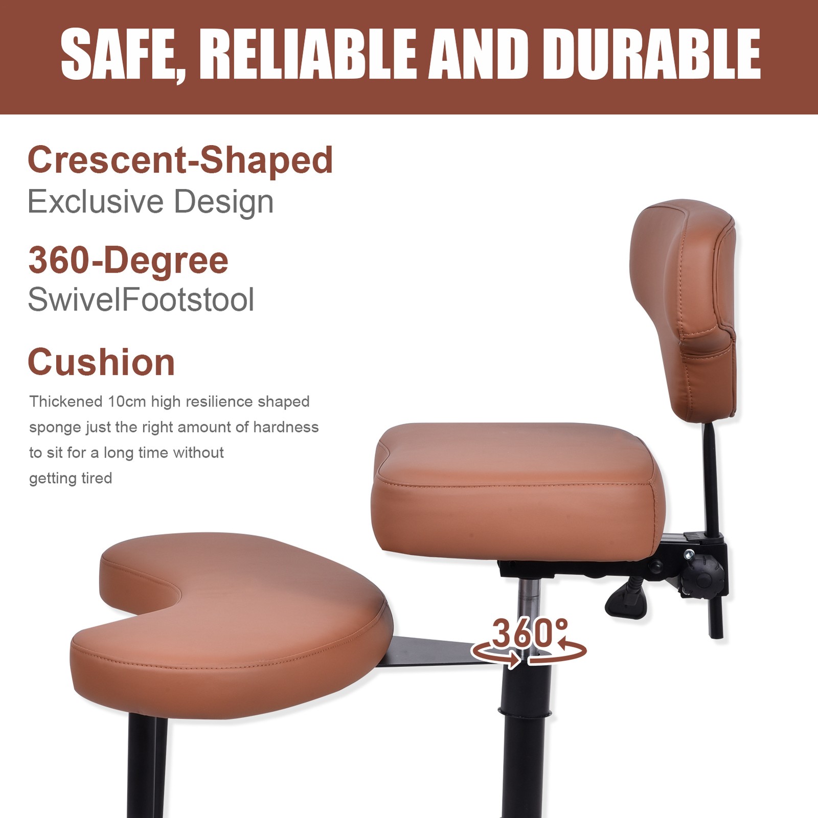 Meditation Chair, ADHD Chair, Cross Legged Office Chair with Wheels New
