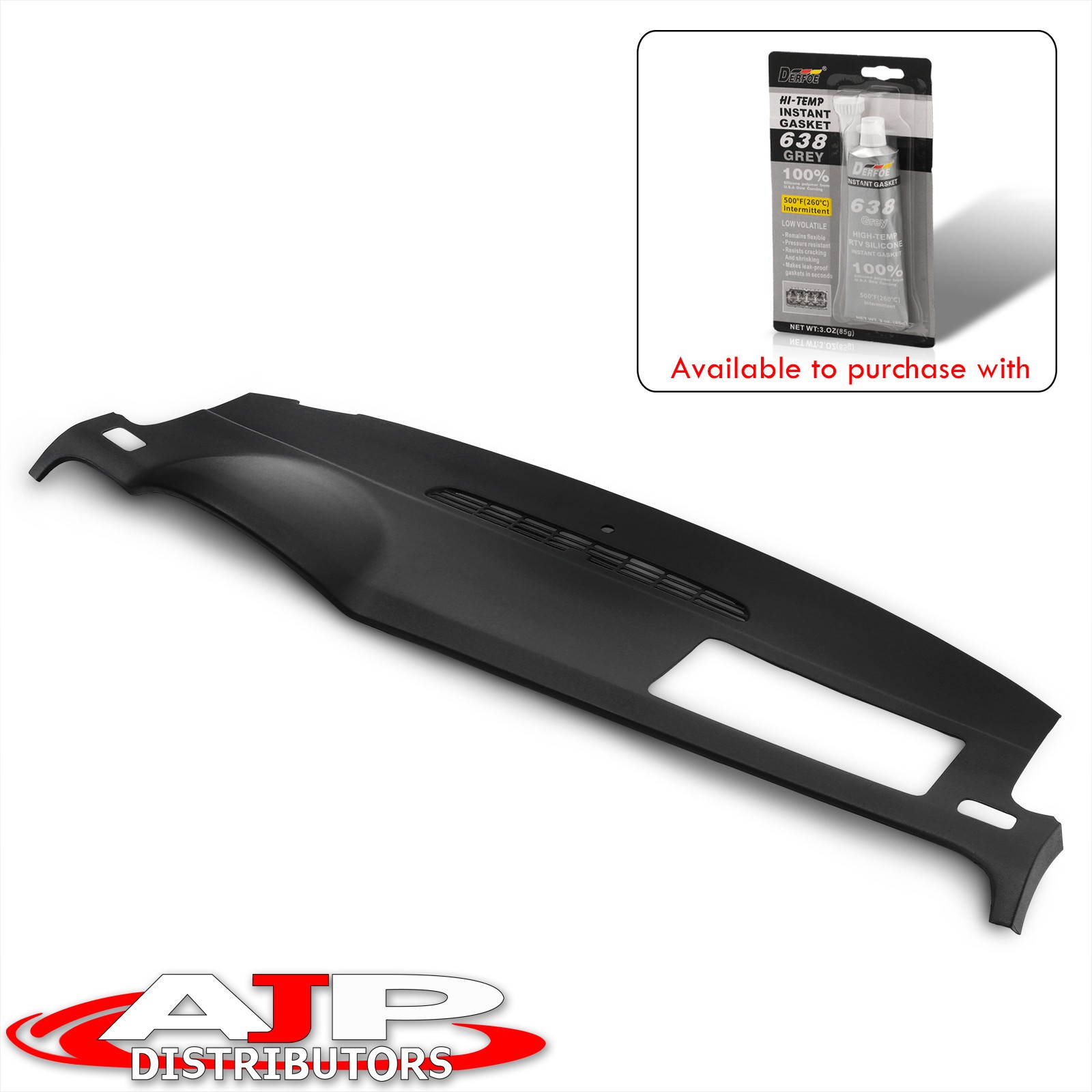 Dashboard Cover Pad Overlay Cap BK For 2007-2013 Chevy Silverado LTZ Sierra SLT