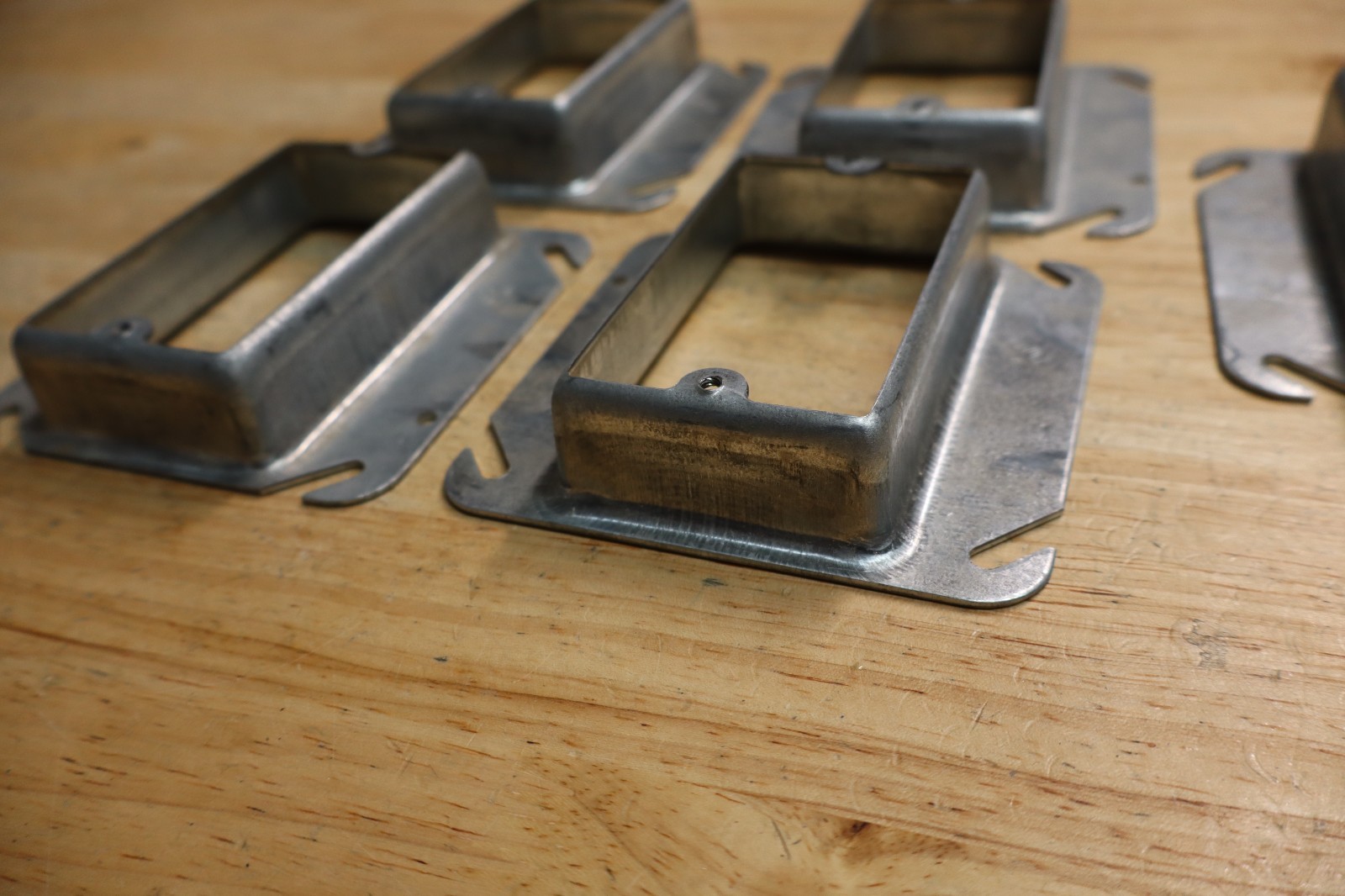 Steel City SC 52-C-15 4" Square Mud Ring 1 Device 1" Raise 52C15 - Lot of 5