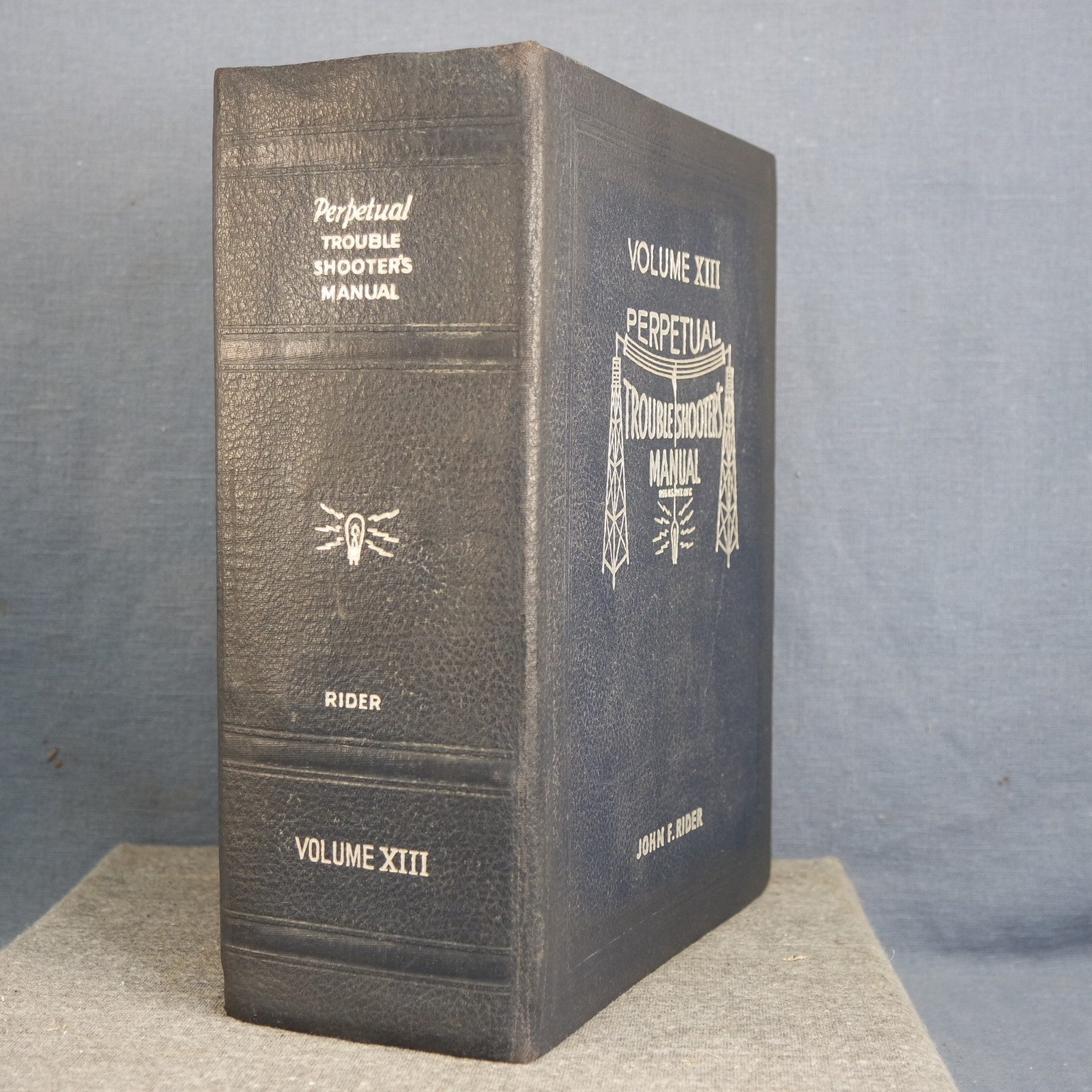 1943 Rider Vol XIII Perpetual Troubleshooter's Manual All Radios That Year #B
