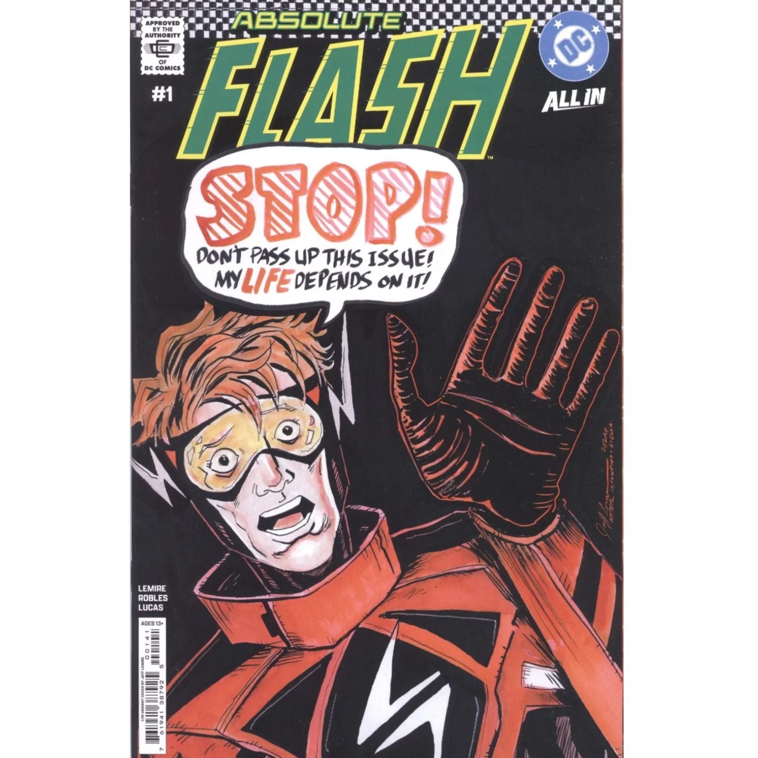 Absolute Flash: #1 [Lemire - 1:25 CVR I]