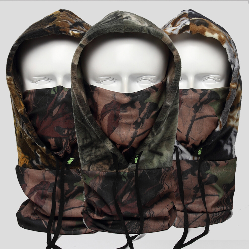 Winter Tactical Fleece Balaclava Ski Cycling Windproof Full Face Mask Hat