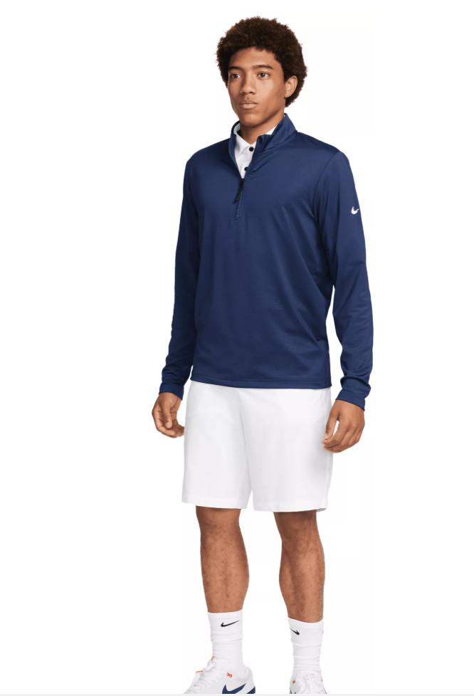 Nike Golf Victory HZ Men's Dri-FIT 1/2 Zip Top Style FD5837 410 Blue New w/ Tags