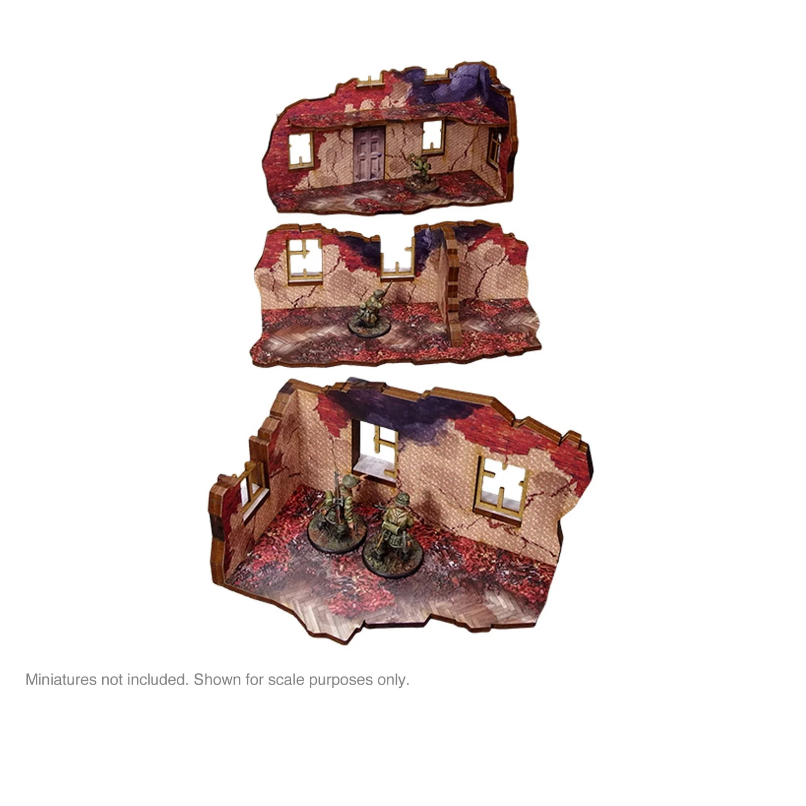Micro Art Studio H00251 WW2 Ostfront Stalingrad Ruined Building (Bolt Action)