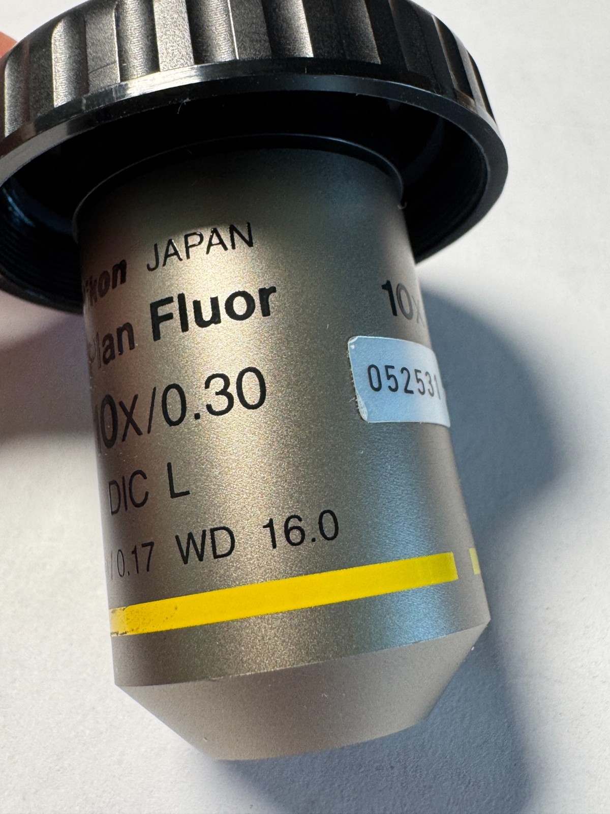 Nikon Plan Fluor 10x, .30 NA (MRH00105) Microscope Objective