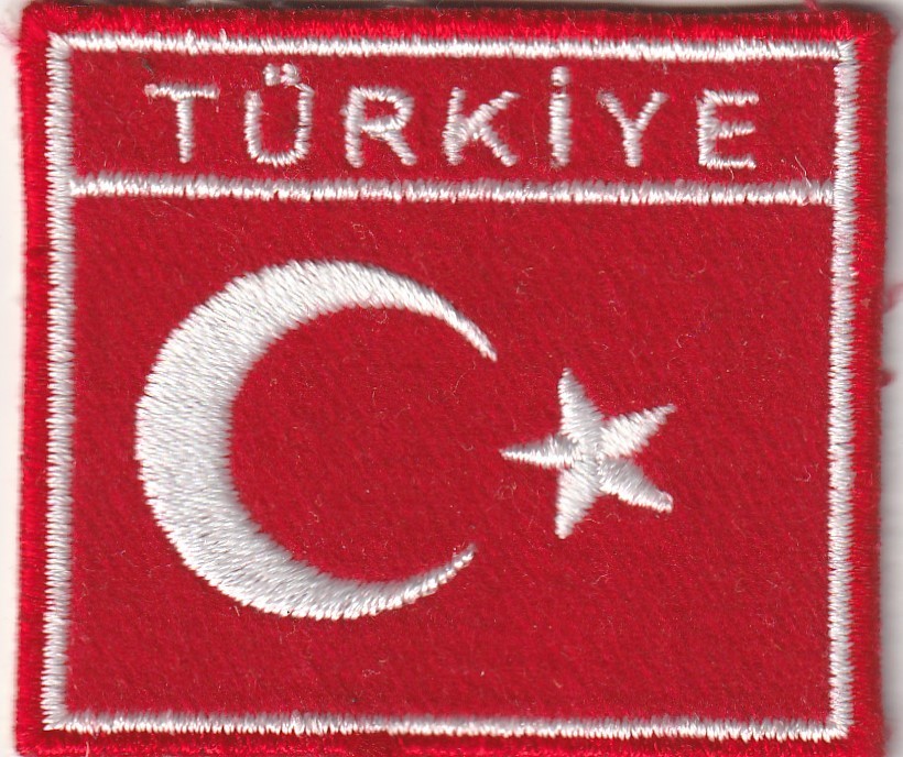 Turkish air force nationality currently worn service dress patch Melton wool