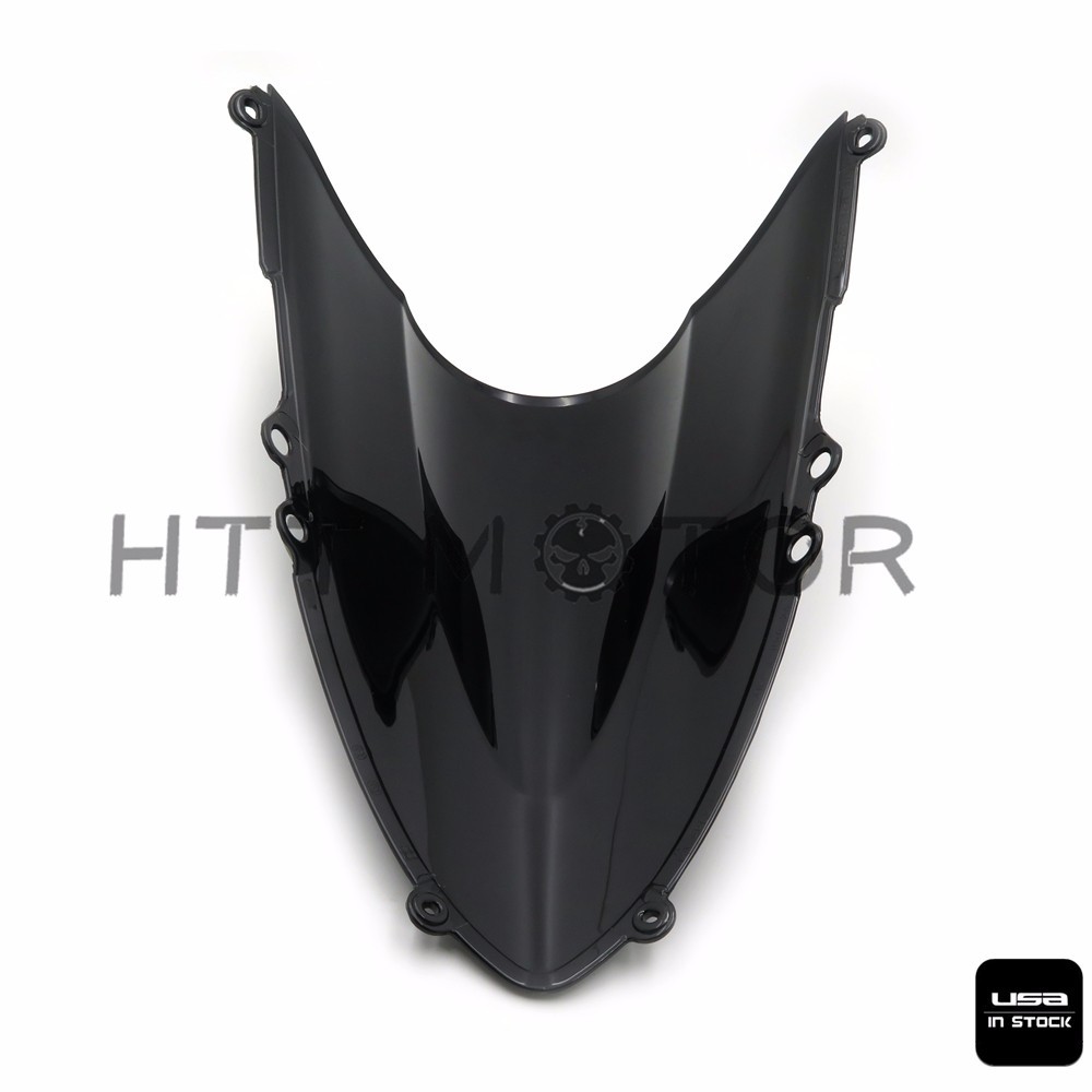 Smoke Black Double Bubble Windscreen Windshield for Ducati 899 1199 Panigale