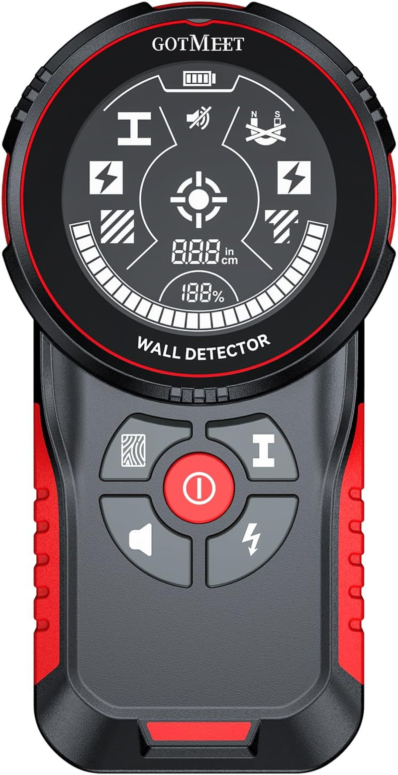 Stud Finder Wall Scanner - Rechargeable Stud Finder Tool with Smart Sensor, HD L