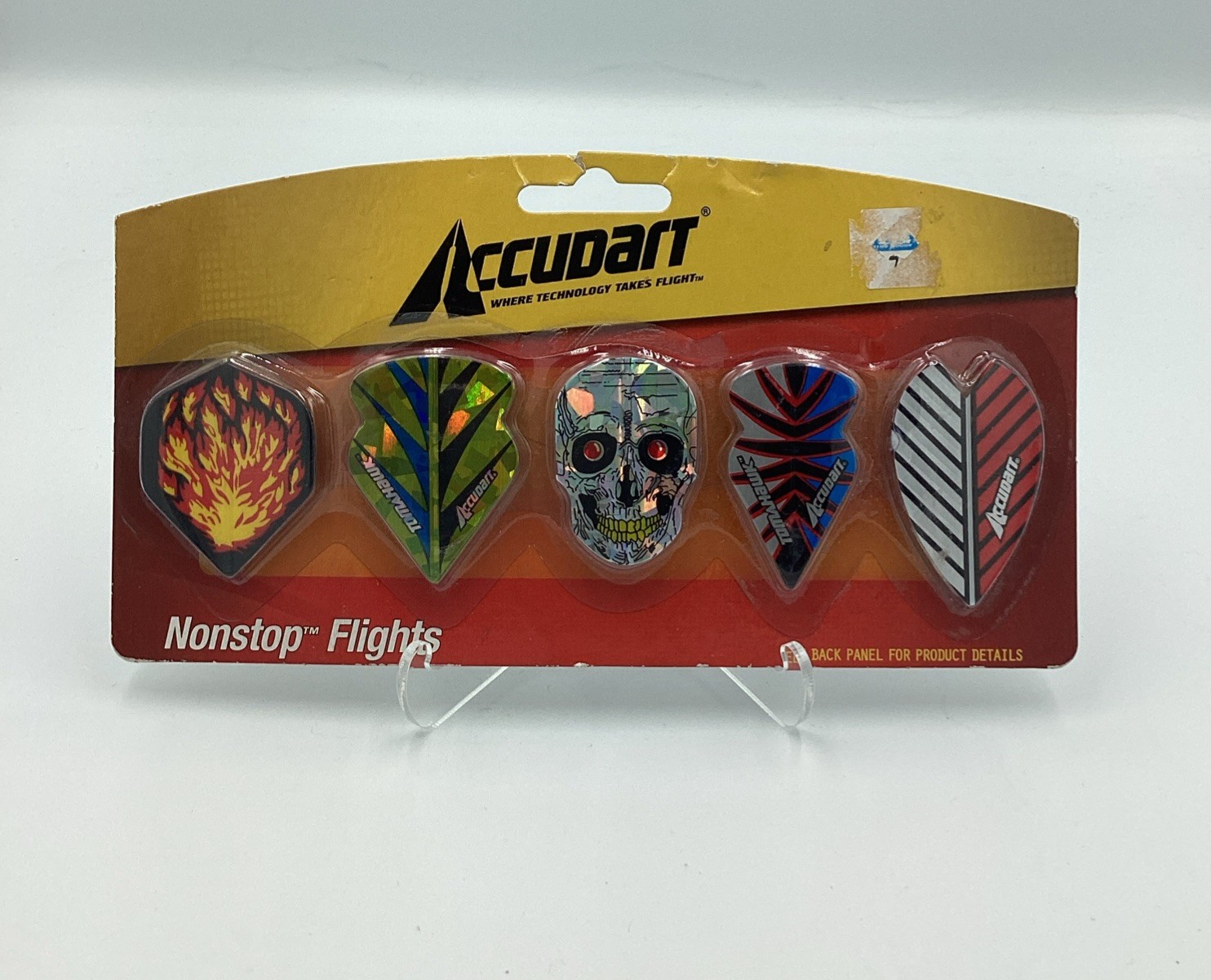 Accudart Non Stop Flights Where Technology Takes Flight 5 Set Pack Skulls Flames