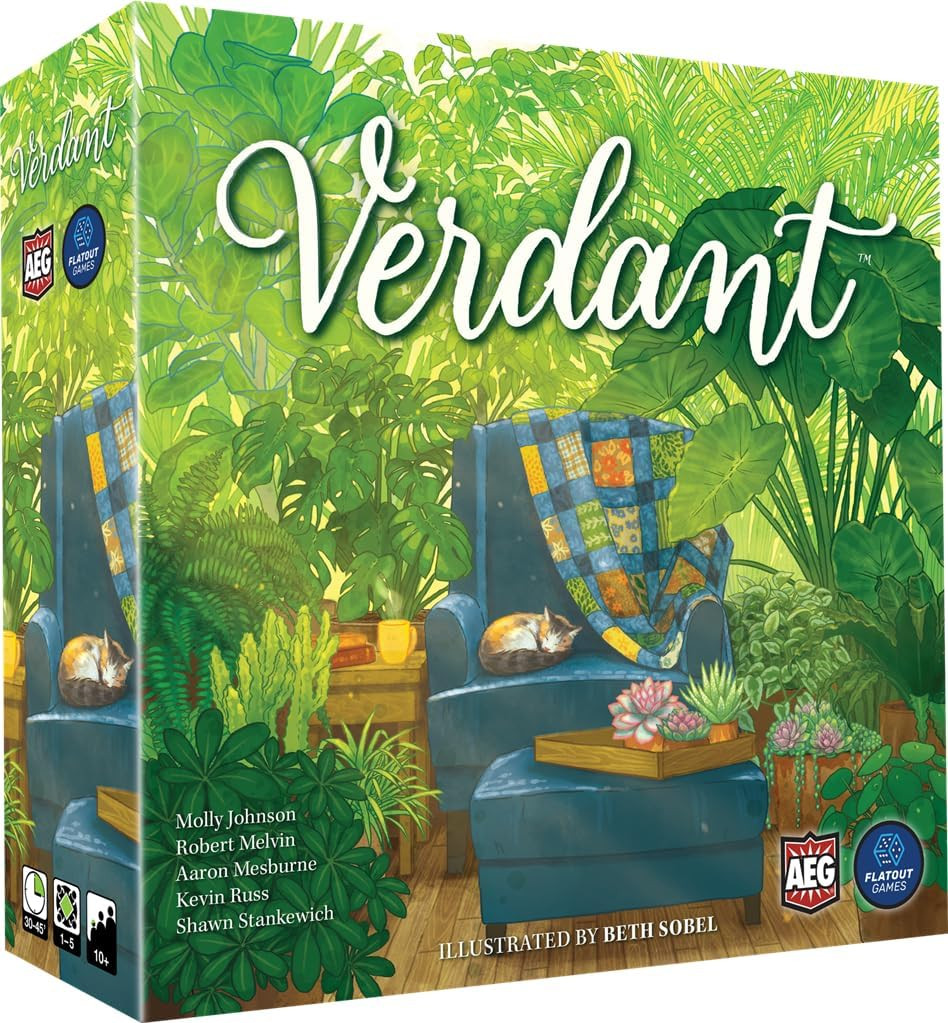 & Flatout Games | Verdant - a Board Game for the Houseplant Collector | from the
