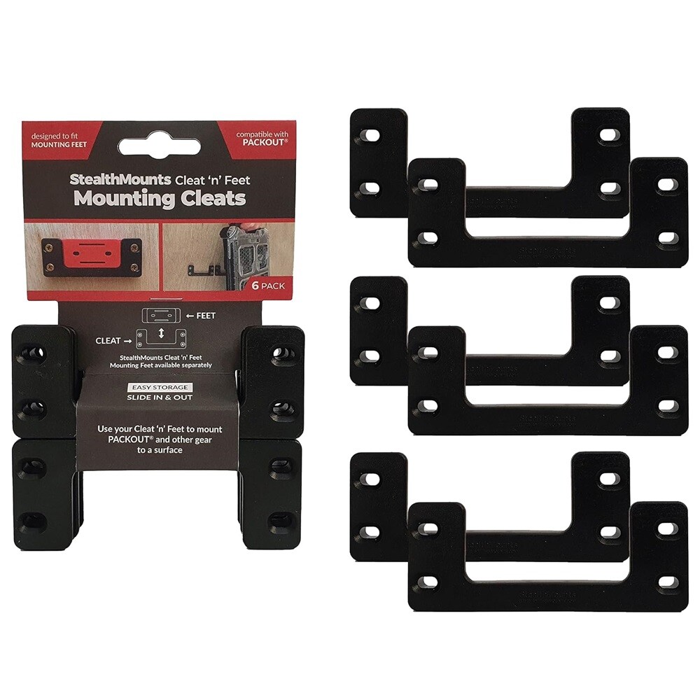 StealthMounts Packout Mounting Cleats 6 Pack | Milwaukee Packout Cleats | Mil...