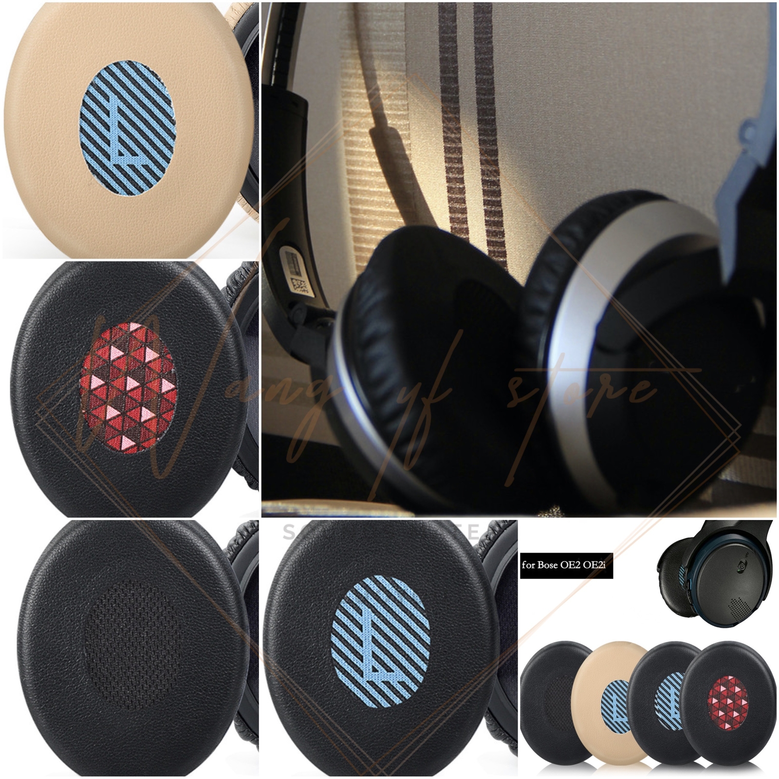 Cushions Replacement Ear Pads for Bose OE2 OE2i SoundLink Ⅱ On-Ear Headphones