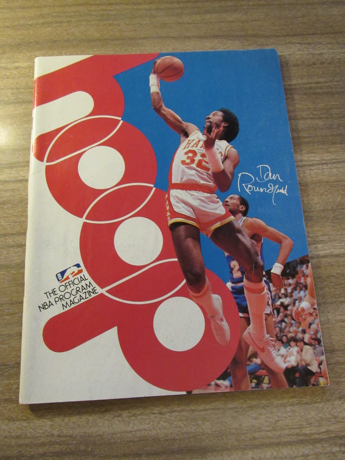 1982-83 Bucks vs. Atlanta Hawks Program 12/23/82 Dominique Wilkins Rookie Season