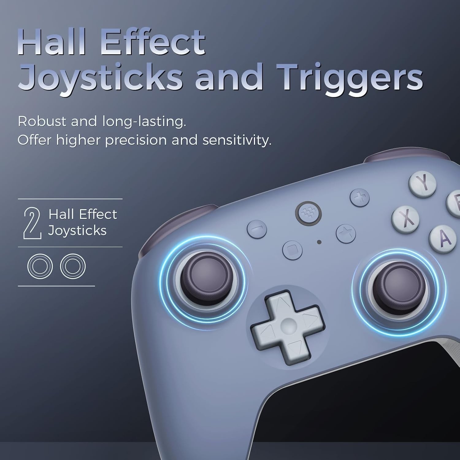 8BitDo Ultimate 2C Wireless 2.4G Hall Effect Gamepad Windows Android Blue