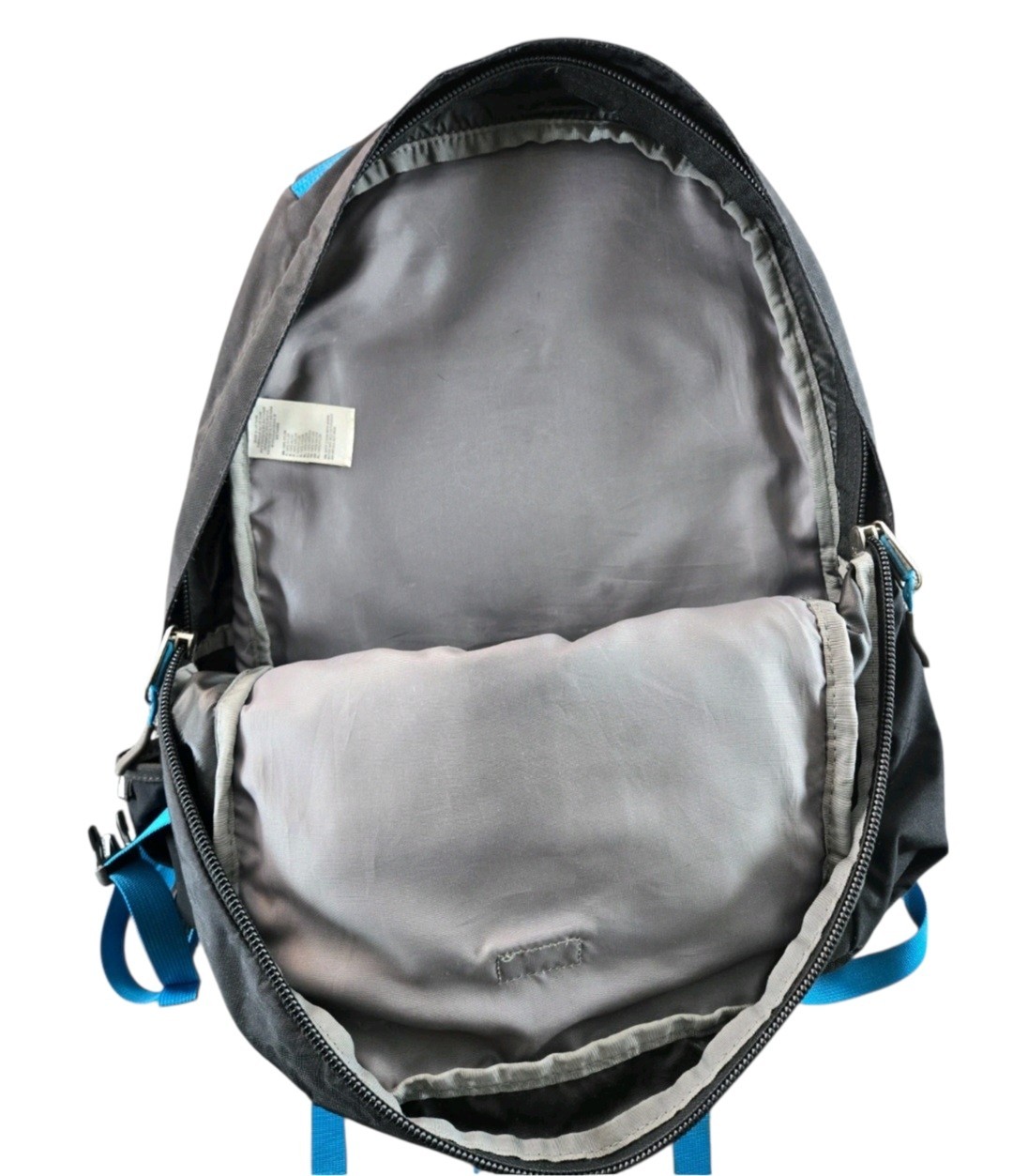 The North Face Surge II 27 Liter Backpack Black Blue Laptop Daypack Multi-Pocket