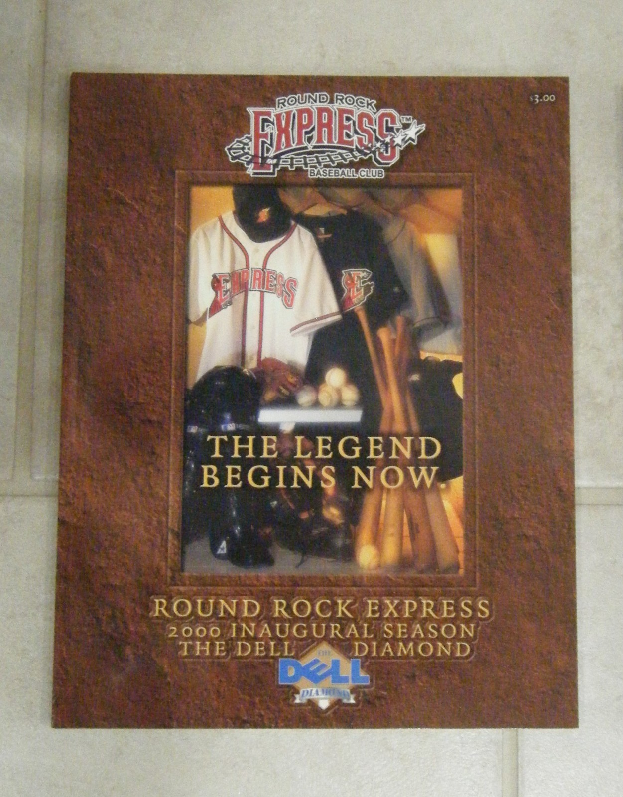 Round Rock Express 2000 Inaugural Season Programs and 2006 Program Roy Oswalt