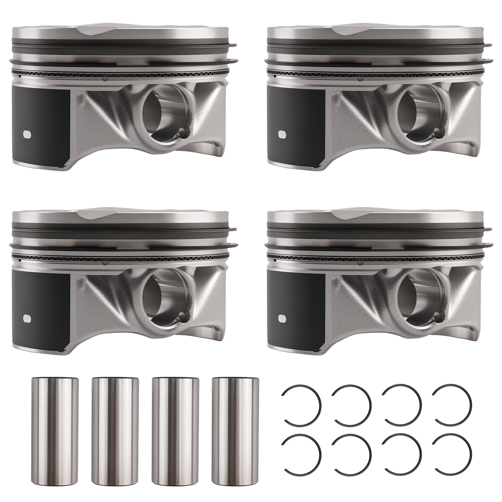 4X For 2015-2018 Ford Edge Escape Fusion Lincoln MKC MKZ 2.0T Piston & Ring Set