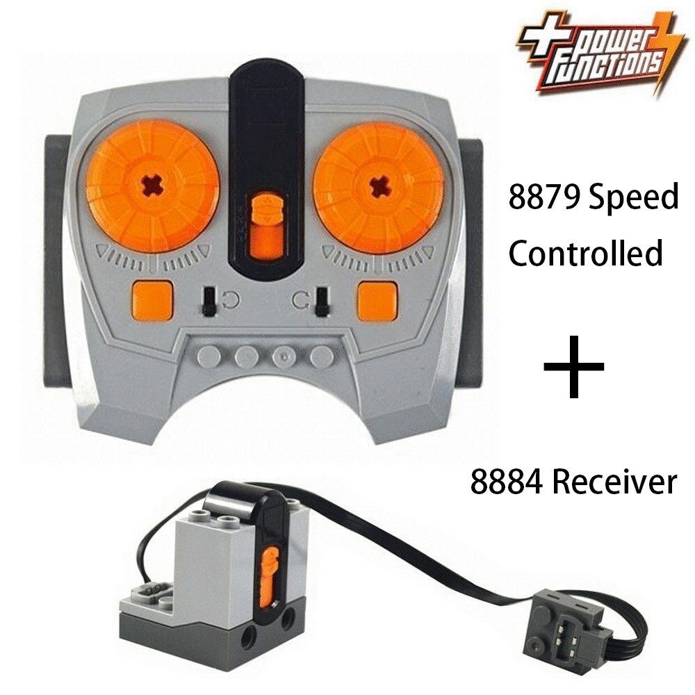 4Pcs Power Functions Battery Box Train Motor IR Receiver Controlled For Lego Set
