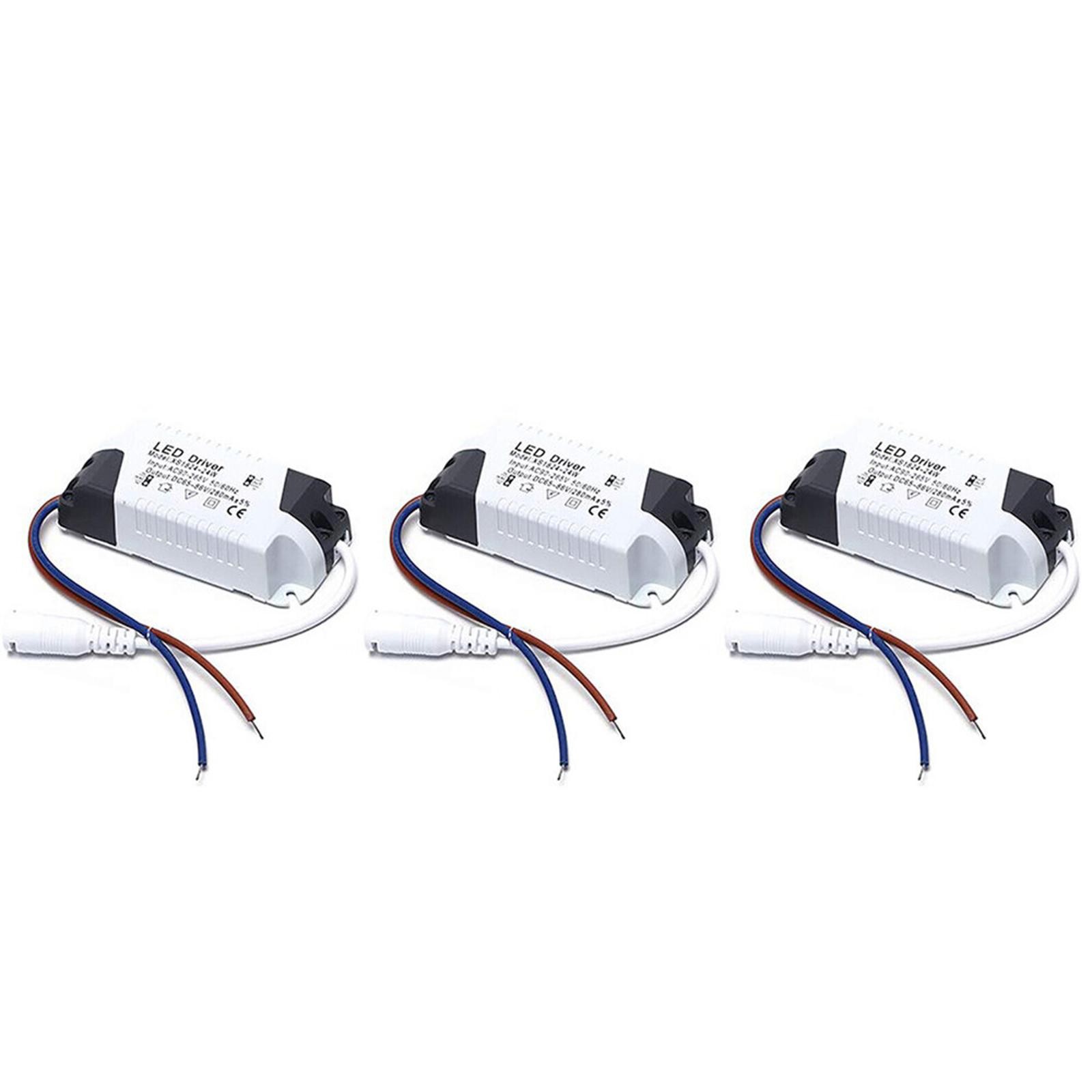 3PCS 18-24W LED Driver Adapter Transformer Ceiling Light Power Supply B