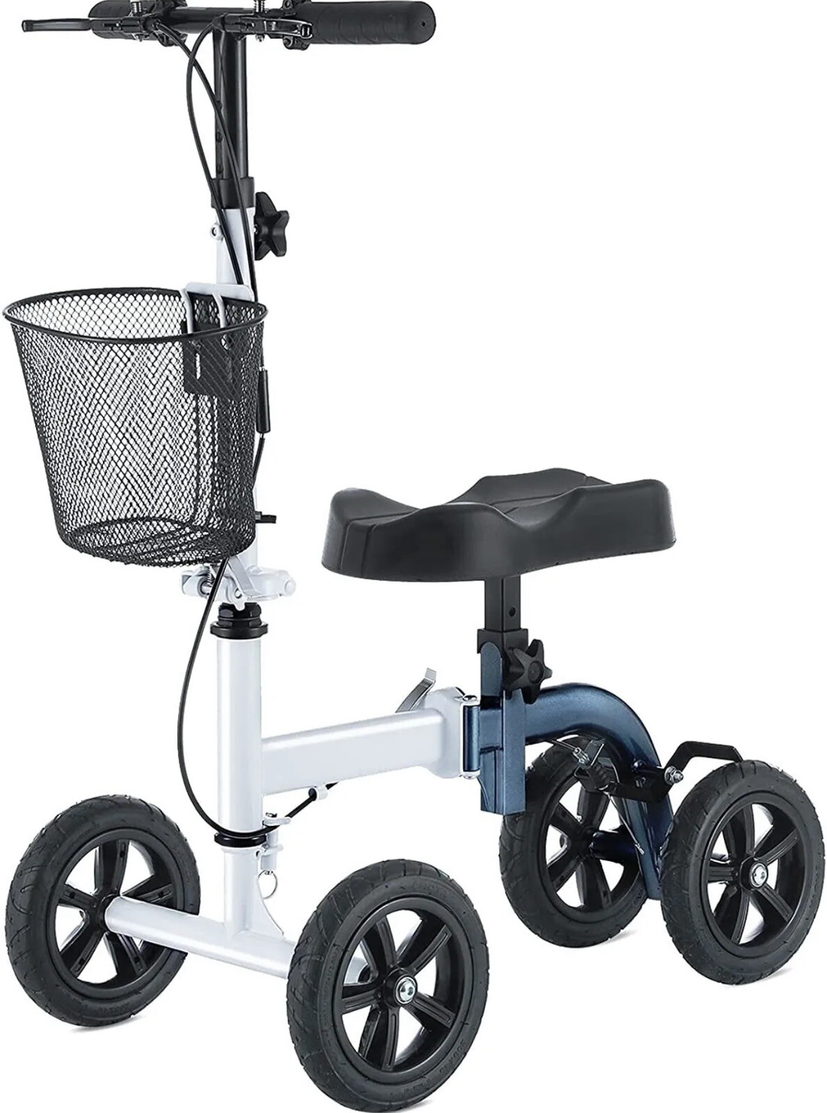 RINKMO Knee Scooter,All-Terrain Foldable Knee Scooter Walker GWM-9152