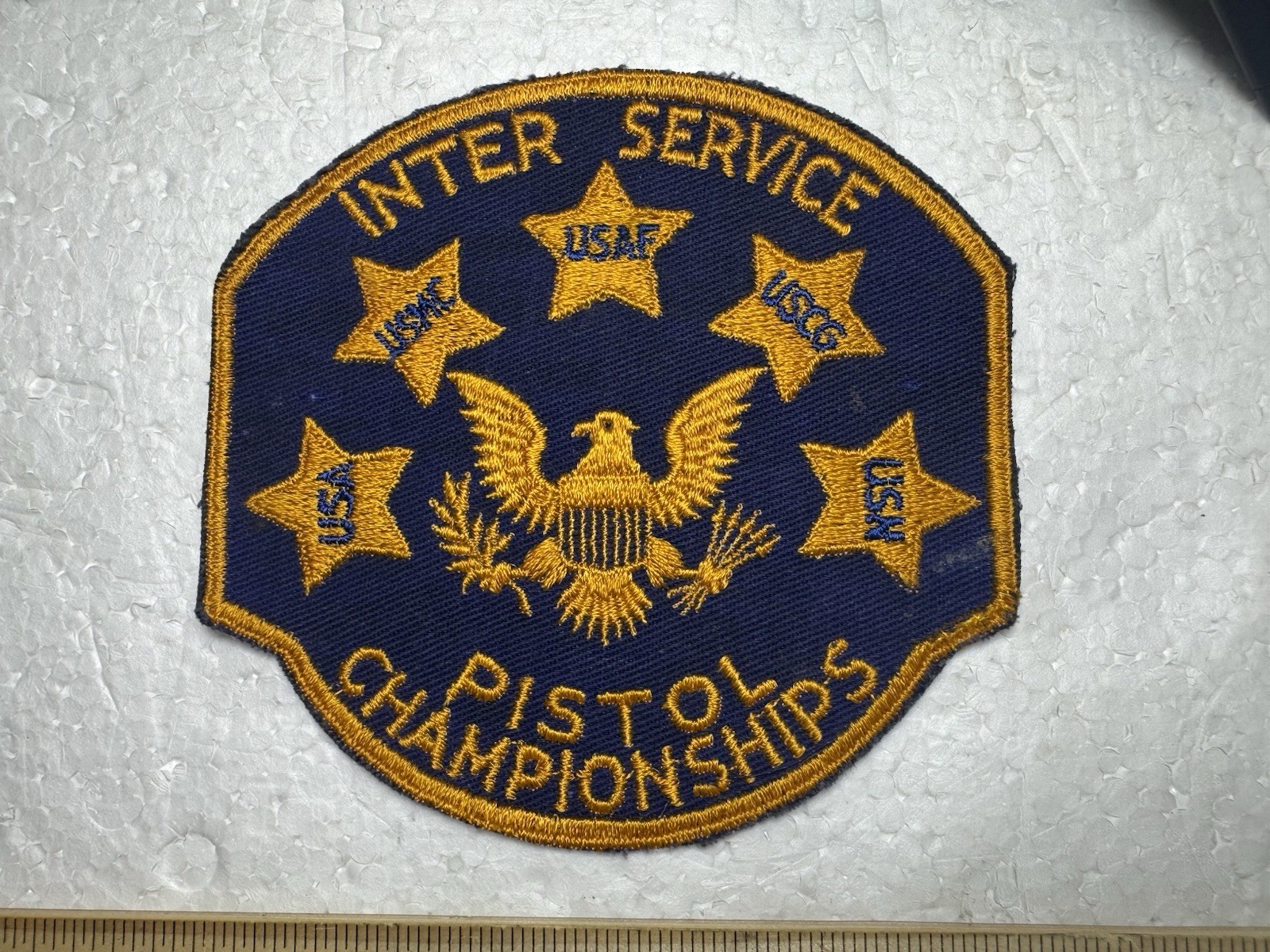 Vintage Military Intra Service Pistol Championships Patch