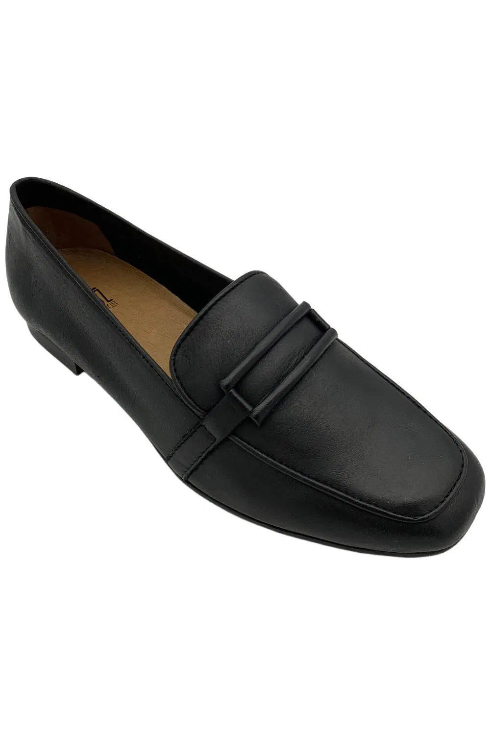 Miz Mooz Women's Leather Flats Ziya Black