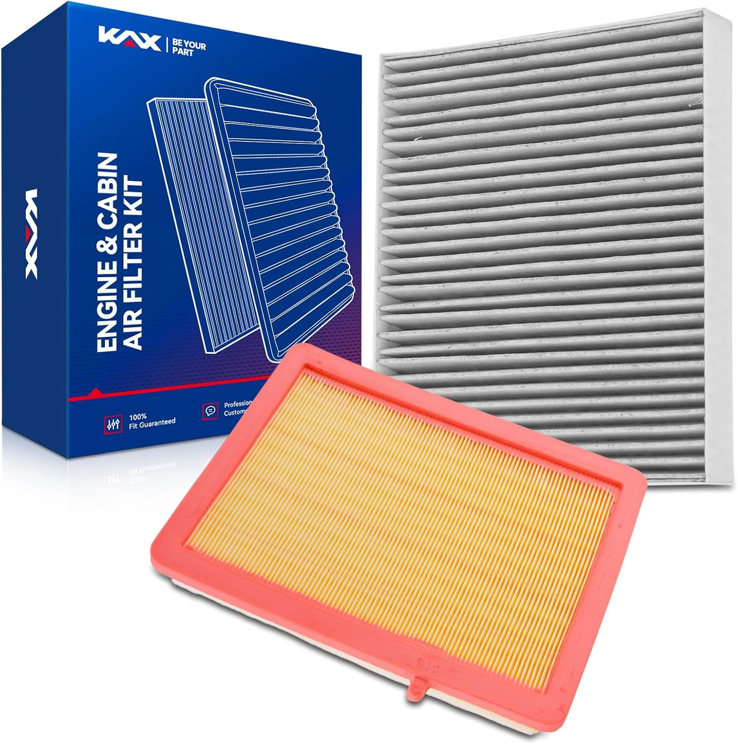 Engine & Cabin Air Filter Kit, Replacement for Chevrolet Equinox 2018-2026, GMC