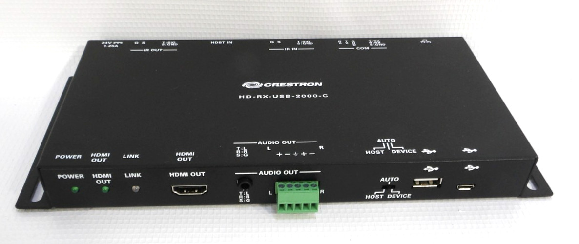 CRESTRON HD-RX-USB-2000-C HDMI, WITH DC POWER SUPPLY