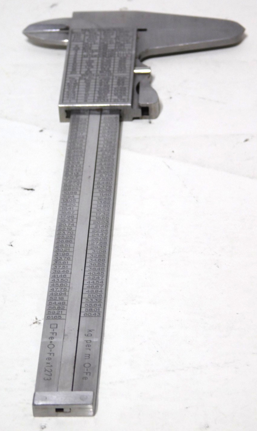 Mauser INOX 6" Vernier Slide Caliper Made in Germany