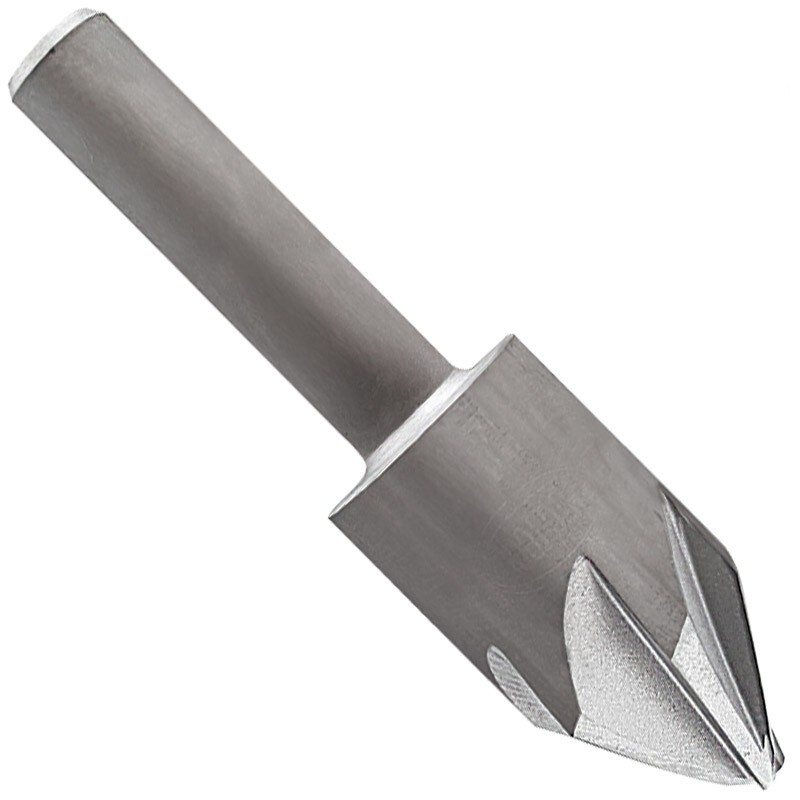 1" 60° 6-Flute Chatterless Countersinks