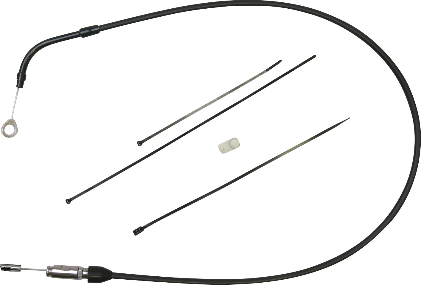 DRAG SPECIALTIES Quick Connect Clutch Cable - Upper - Bent Tube - 41" -