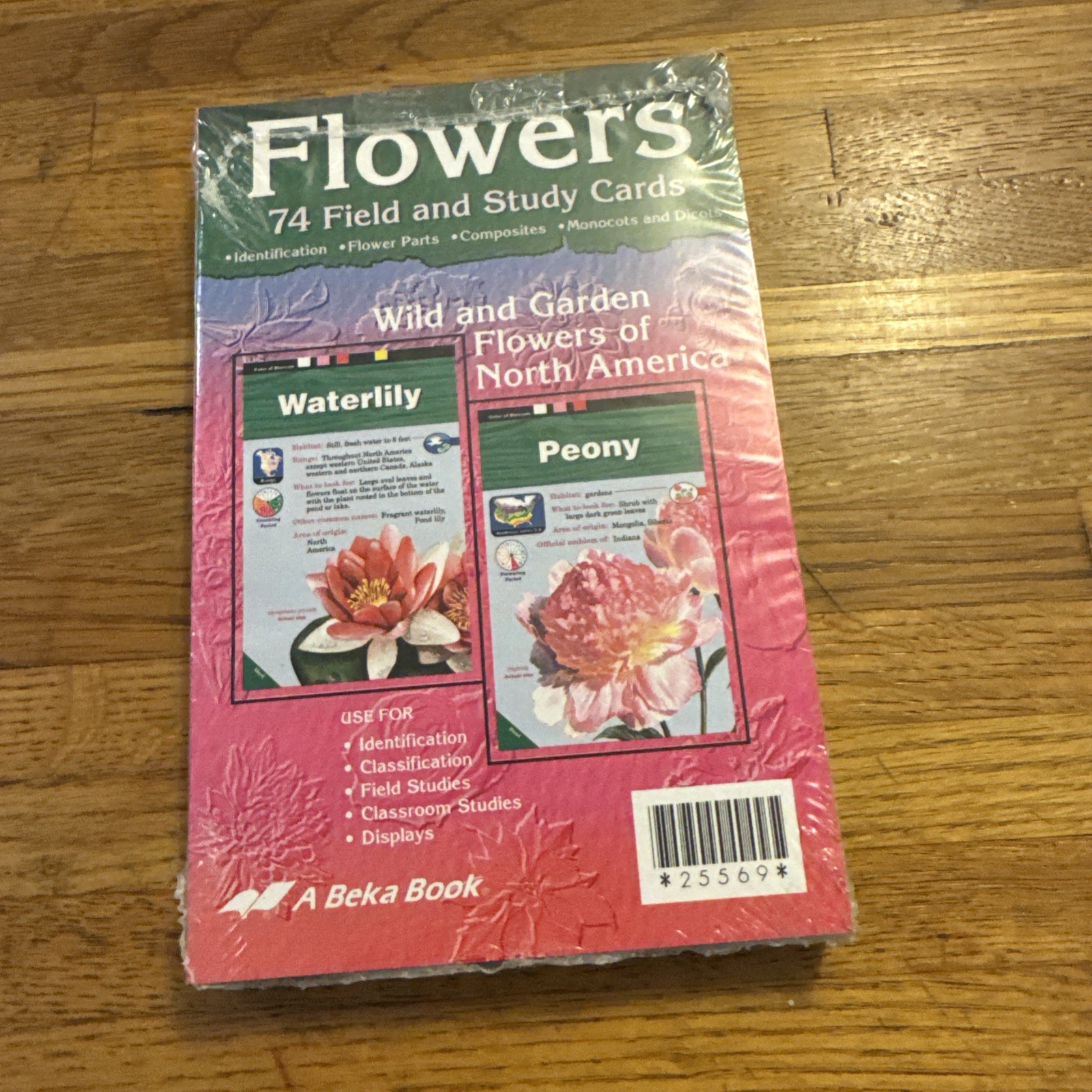 Abeka Flowers Field and Study Cards - 5th & 6th Grade Science New Still Wrapped