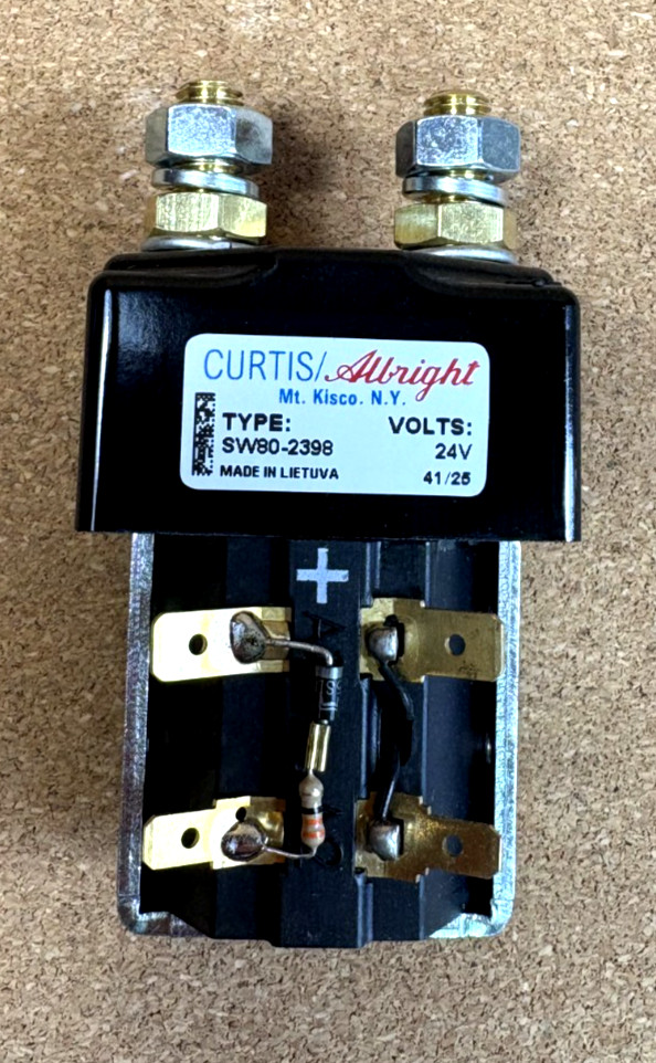 Curtis Instruments Albright SW80-2398 Contactor Volts: 24VDC