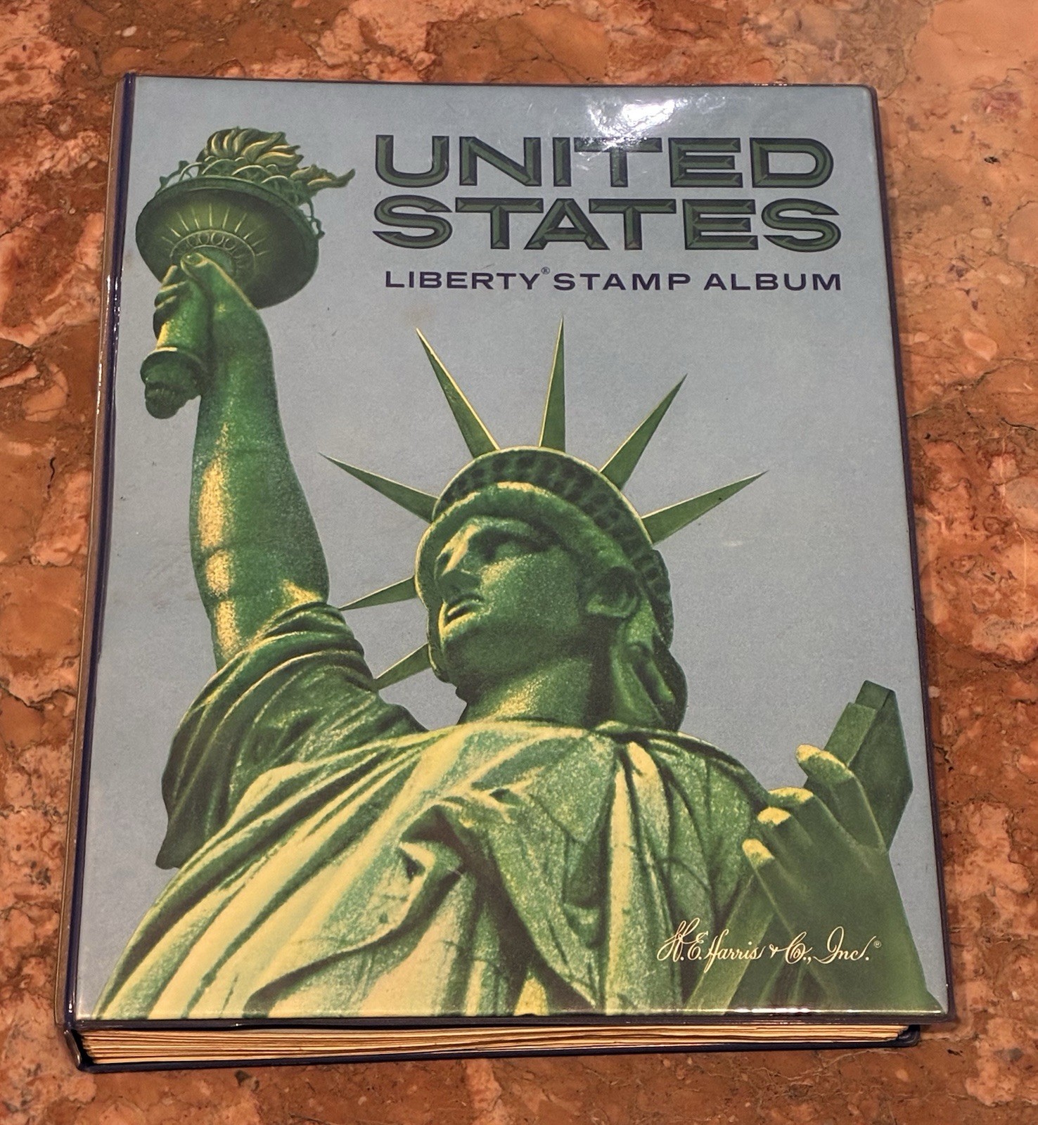 Liberty Stamp Album Book 700 Stamps History Postal Postage USA  USPS Vintage