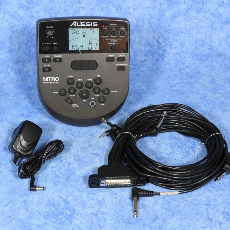 Alesis NITRO DM7X Drum MODULE with Cable Harness & Power Supply NICE TESTED!