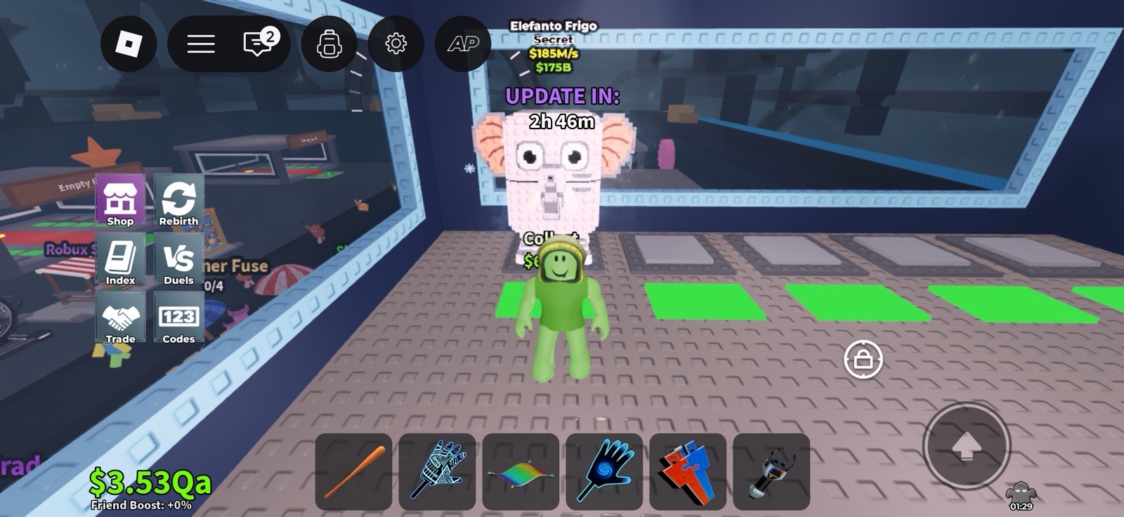 Roblox Elefanto Frigo steal a brainrot