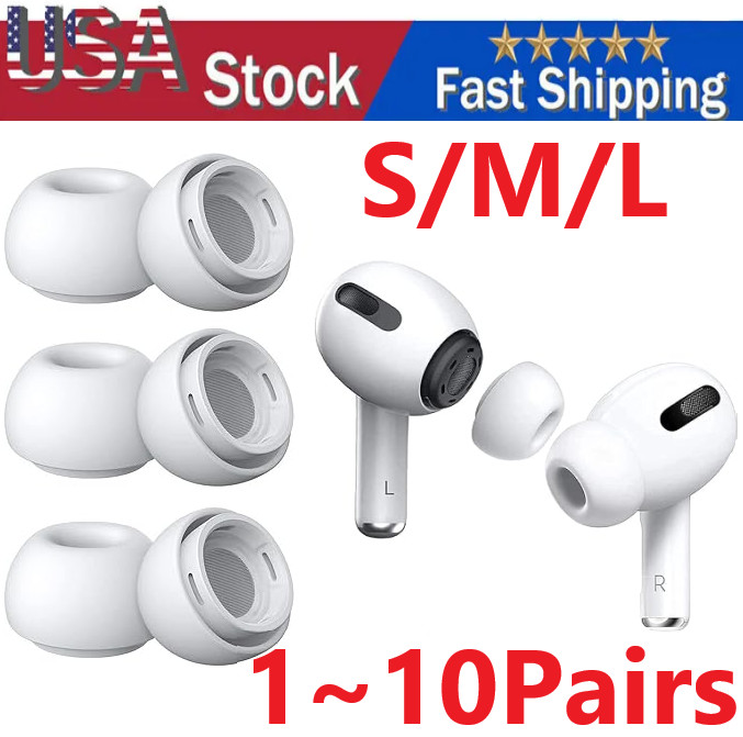 For Apple Airpods Pro NEW Ear Tips Replacement Accessories Cover (S/M/L)