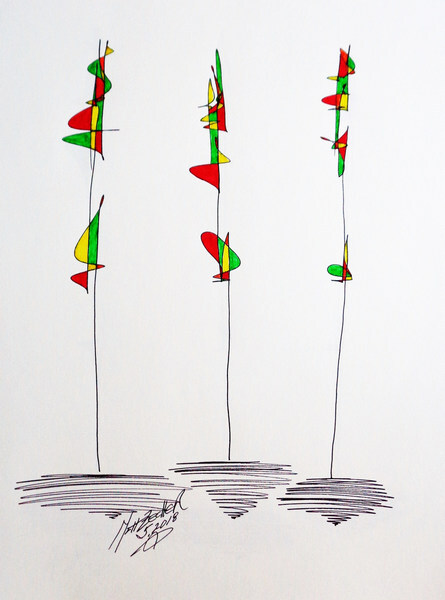 Matt Zedler Original | Drawing  | #B206 | 1 of 1 | 9 x 12" | Ink on Paper | $300