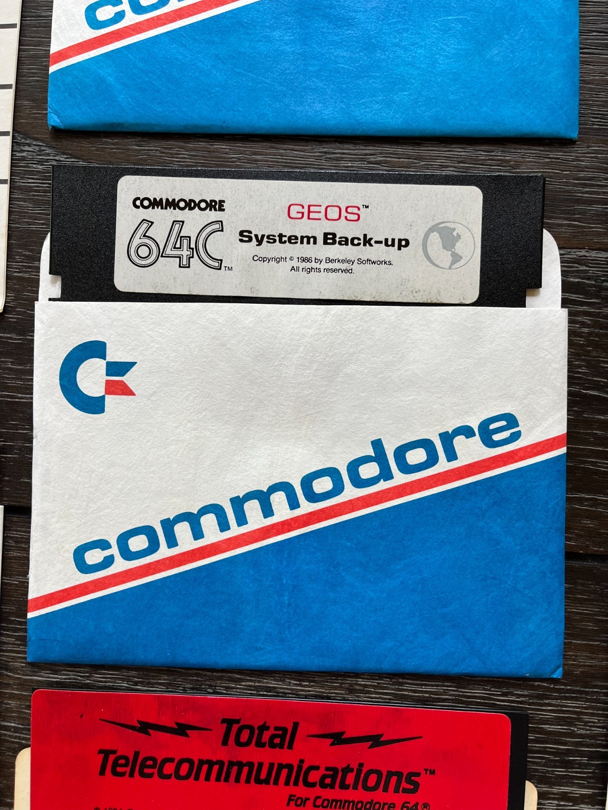 Commodore 64 Floppy Disks Geos Backup 1541 Science Game Lot UNTESTED For Blanks
