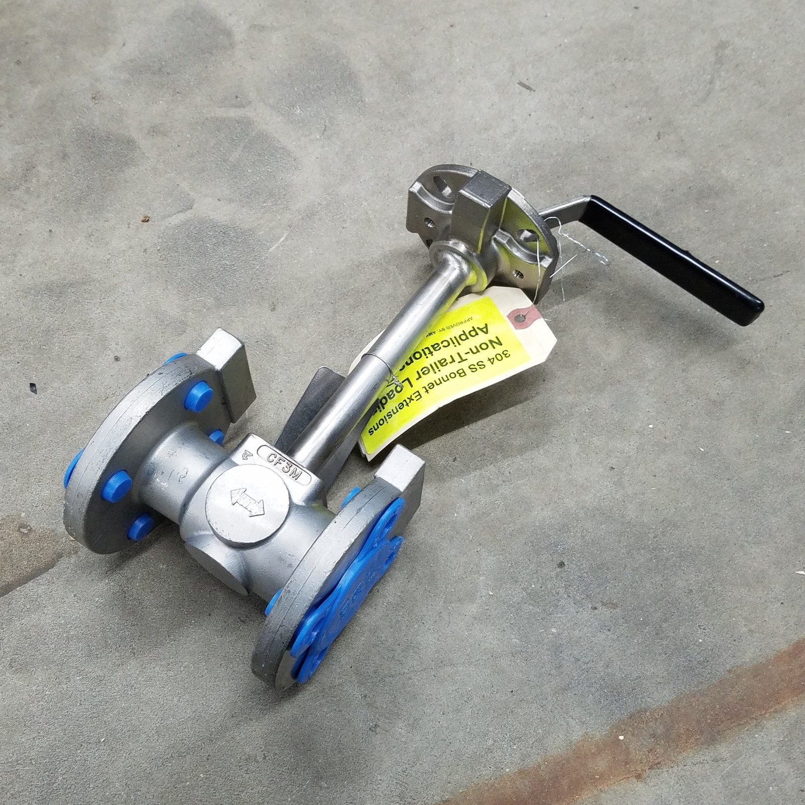 TBV 10S2B1506L36UTRRS 1" Class 150 Ball Valve, CF3M Body - NEW