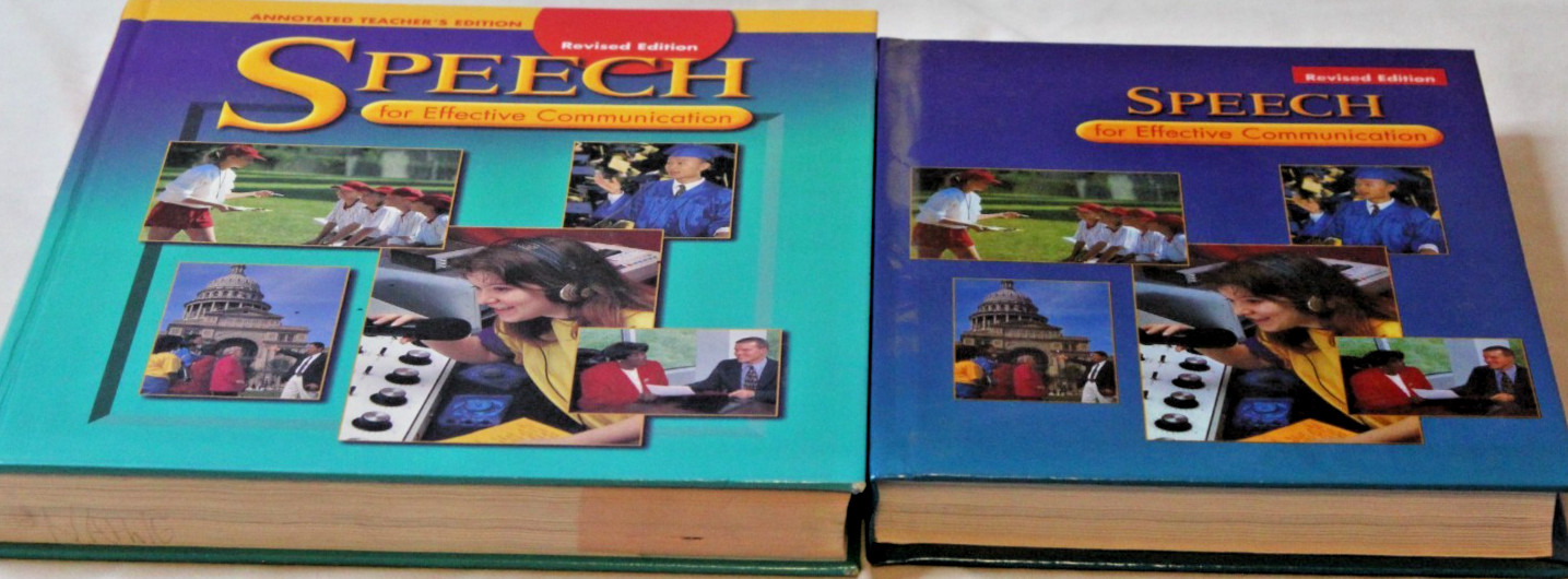 Speech For Effective Communication Revised Edition Student Teacher Textbook Set
