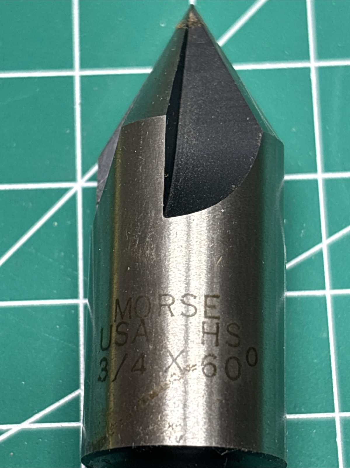 Morse Cutting Tool 1751, 3/4” 60 Degree Angle Machine Countersink, Unused
