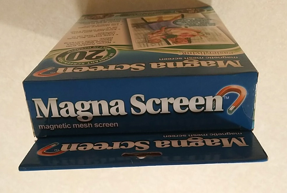 MAGNA SCREEN Magnetic Mesh Screen Door NEW in box