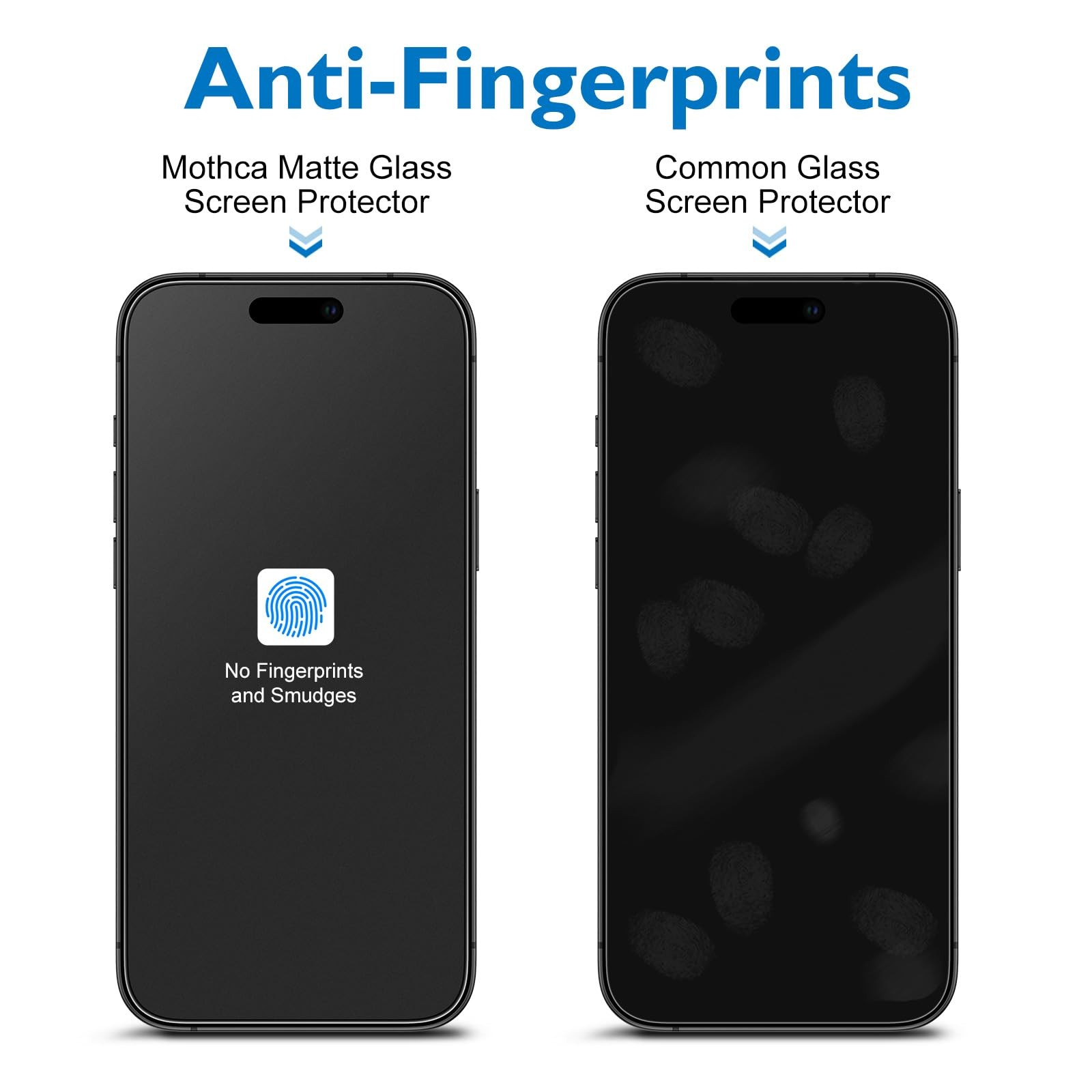 Mothca Matte Glass Screen Protector for iPhone 17 17 Pro Max-6.9 Inch