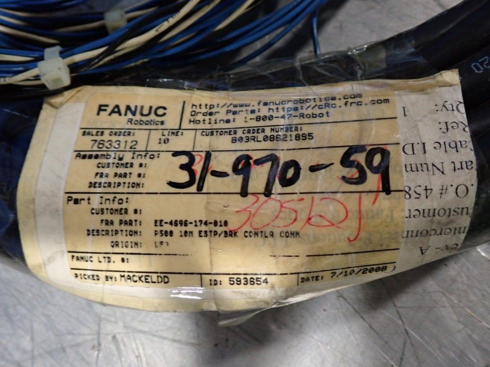 FANUC CABLE ASSEMBLY EE-4696-174-818