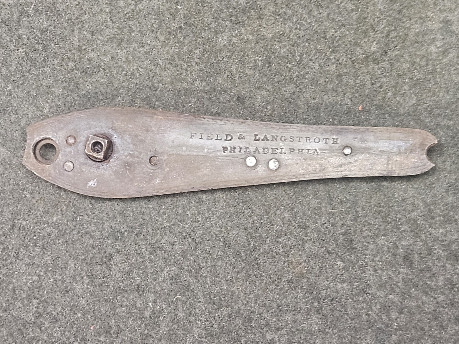 Vintage Field Langstroth Percussion Black Powder Side Plate Shotgun Muzzleloader